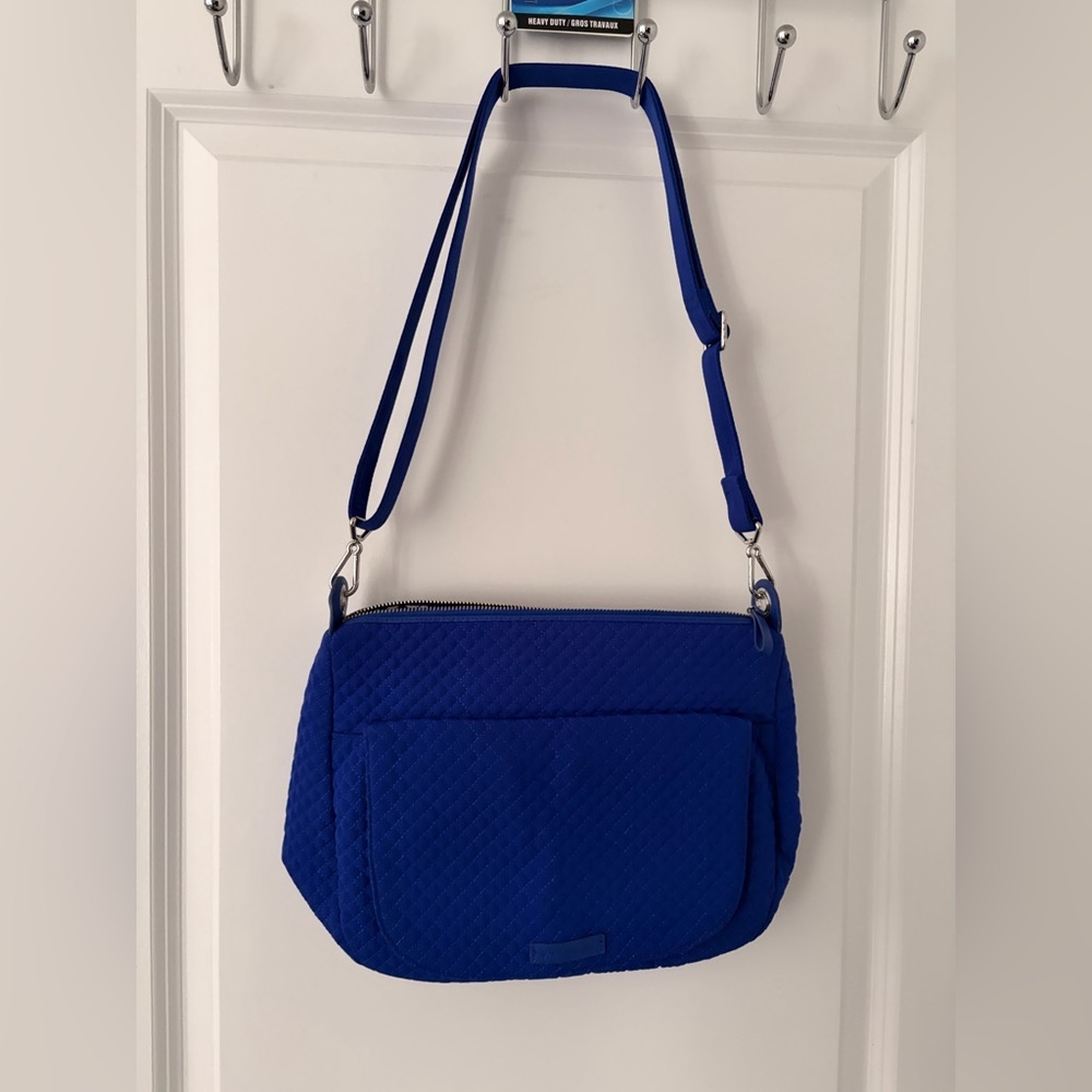 Vera Bradly Blue Quilted Crossbody Bag - Women